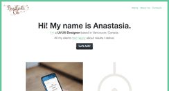 Desktop Screenshot of anastasia-che.com