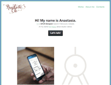 Tablet Screenshot of anastasia-che.com